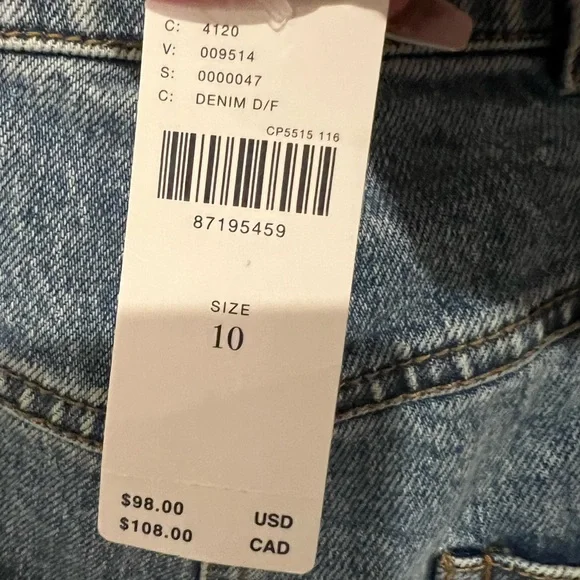 Anthropologie Pilcro Denim Skirt, Sz 10 NWT - Picture 4 of 4